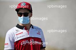 Antonio Giovinazzi (ITA) Alfa Romeo Racing walks the circuit. 13.08.2020. Formula 1 World Championship, Rd 6, Spanish Grand Prix, Barcelona, Spain, Preparation Day.