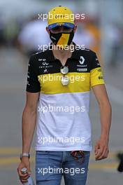 Esteban Ocon (FRA) Renault F1 Team. 13.08.2020. Formula 1 World Championship, Rd 6, Spanish Grand Prix, Barcelona, Spain, Preparation Day.