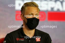 Kevin Magnussen (DEN) Haas F1 Team in the FIA Press Conference. 13.08.2020. Formula 1 World Championship, Rd 6, Spanish Grand Prix, Barcelona, Spain, Preparation Day.