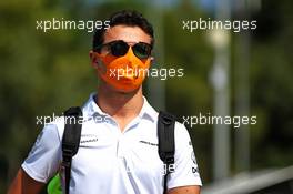 Lando Norris (GBR) McLaren. 13.08.2020. Formula 1 World Championship, Rd 6, Spanish Grand Prix, Barcelona, Spain, Preparation Day.