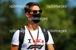 Romain Grosjean (FRA) Haas F1 Team. 13.08.2020. Formula 1 World Championship, Rd 6, Spanish Grand Prix, Barcelona, Spain, Preparation Day.