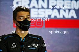 George Russell (GBR) Williams Racing in the FIA Press Conference. 13.08.2020. Formula 1 World Championship, Rd 6, Spanish Grand Prix, Barcelona, Spain, Preparation Day.
