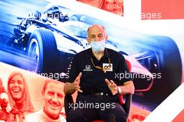 Franz Tost (AUT) AlphaTauri Team Principal in the FIA Press Conference. 31.07.2020. Formula 1 World Championship, Rd 4, British Grand Prix, Silverstone, England, Practice Day.