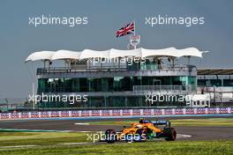 Lando Norris (GBR) McLaren MCL35.                                31.07.2020. Formula 1 World Championship, Rd 4, British Grand Prix, Silverstone, England, Practice Day.