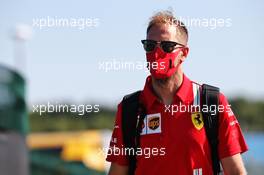 Sebastian Vettel (GER) Ferrari. 31.07.2020. Formula 1 World Championship, Rd 4, British Grand Prix, Silverstone, England, Practice Day.