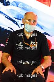 Franz Tost (AUT) AlphaTauri Team Principal in the FIA Press Conference. 31.07.2020. Formula 1 World Championship, Rd 4, British Grand Prix, Silverstone, England, Practice Day.