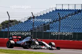Romain Grosjean (FRA) Haas F1 Team VF-20. 31.07.2020. Formula 1 World Championship, Rd 4, British Grand Prix, Silverstone, England, Practice Day.