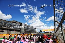 Grid atmosphere - Spitfire flyover. 02.08.2020. Formula 1 World Championship, Rd 4, British Grand Prix, Silverstone, England, Race Day.