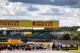 Drivers on the grid. 02.08.2020. Formula 1 World Championship, Rd 4, British Grand Prix, Silverstone, England, Race Day.