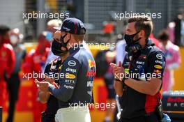 Max Verstappen (NLD) Red Bull Racing on the grid. 02.08.2020. Formula 1 World Championship, Rd 4, British Grand Prix, Silverstone, England, Race Day.