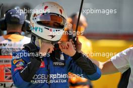 Lando Norris (GBR) McLaren on the grid. 02.08.2020. Formula 1 World Championship, Rd 4, British Grand Prix, Silverstone, England, Race Day.