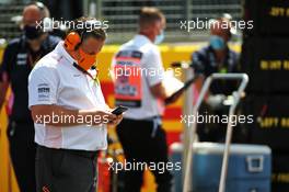 Zak Brown (USA) McLaren Executive Director on the grid. 02.08.2020. Formula 1 World Championship, Rd 4, British Grand Prix, Silverstone, England, Race Day.