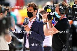 Mark Webber (AUS) Channel 4 Presenter on the grid.                                02.08.2020. Formula 1 World Championship, Rd 4, British Grand Prix, Silverstone, England, Race Day.