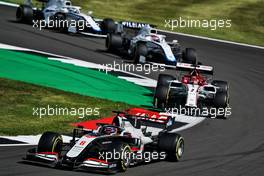 Romain Grosjean (FRA) Haas F1 Team VF-20.                                02.08.2020. Formula 1 World Championship, Rd 4, British Grand Prix, Silverstone, England, Race Day.