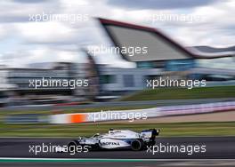 George Russell (GBR) Williams Racing FW43.                          02.08.2020. Formula 1 World Championship, Rd 4, British Grand Prix, Silverstone, England, Race Day.