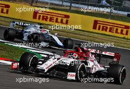 Kimi Raikkonen (FIN) Alfa Romeo Racing C39. 02.08.2020. Formula 1 World Championship, Rd 4, British Grand Prix, Silverstone, England, Race Day.