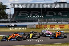 Carlos Sainz Jr (ESP) McLaren MCL35. 02.08.2020. Formula 1 World Championship, Rd 4, British Grand Prix, Silverstone, England, Race Day.