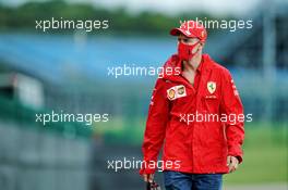 Sebastian Vettel (GER) Ferrari.                                01.08.2020. Formula 1 World Championship, Rd 4, British Grand Prix, Silverstone, England, Qualifying Day.