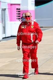 Luca Colajanni (ITA) Ferrari Communications Officer. 02.08.2020. Formula 1 World Championship, Rd 4, British Grand Prix, Silverstone, England, Race Day.