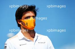 Carlos Sainz Jr (ESP) McLaren. 30.07.2020. Formula 1 World Championship, Rd 4, British Grand Prix, Silverstone, England, Preparation Day.