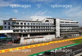 Circuit atmosphere - trackside hotel construction. 30.07.2020. Formula 1 World Championship, Rd 4, British Grand Prix, Silverstone, England, Preparation Day.