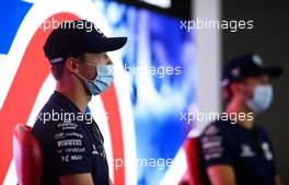 Daniil Kvyat (RUS) AlphaTauri in the FIA Press Conference. 30.07.2020. Formula 1 World Championship, Rd 4, British Grand Prix, Silverstone, England, Preparation Day.