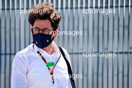 Mattia Binotto (ITA) Ferrari Team Principal. 30.07.2020. Formula 1 World Championship, Rd 4, British Grand Prix, Silverstone, England, Preparation Day.