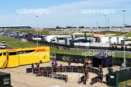 Paddock atmosphere - media interview area. 30.07.2020. Formula 1 World Championship, Rd 4, British Grand Prix, Silverstone, England, Preparation Day.