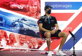 Nicholas Latifi (CDN) Williams Racing in the FIA Press Conference. 30.07.2020. Formula 1 World Championship, Rd 4, British Grand Prix, Silverstone, England, Preparation Day.