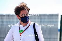 Mattia Binotto (ITA) Ferrari Team Principal. 30.07.2020. Formula 1 World Championship, Rd 4, British Grand Prix, Silverstone, England, Preparation Day.