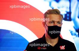 Kevin Magnussen (DEN) Haas F1 Team in the FIA Press Conference. 30.07.2020. Formula 1 World Championship, Rd 4, British Grand Prix, Silverstone, England, Preparation Day.