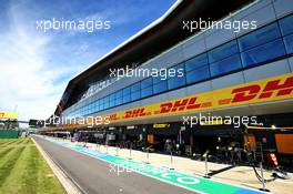 Renault F1 Team pit garages. 30.07.2020. Formula 1 World Championship, Rd 4, British Grand Prix, Silverstone, England, Preparation Day.