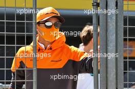 Lando Norris (GBR) McLaren. 30.07.2020. Formula 1 World Championship, Rd 4, British Grand Prix, Silverstone, England, Preparation Day.