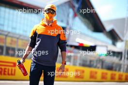 Lando Norris (GBR) McLaren. 30.07.2020. Formula 1 World Championship, Rd 4, British Grand Prix, Silverstone, England, Preparation Day.