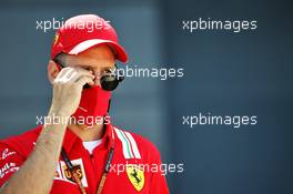 Sebastian Vettel (GER) Ferrari. 30.07.2020. Formula 1 World Championship, Rd 4, British Grand Prix, Silverstone, England, Preparation Day.