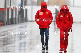 Charles Leclerc (MON) Ferrari (Left). 09.10.2020. Formula 1 World Championship, Rd 11, Eifel Grand Prix, Nurbugring, Germany, Practice Day.