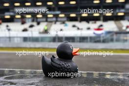 Williams Racing rubber duck in the pits. 09.10.2020. Formula 1 World Championship, Rd 11, Eifel Grand Prix, Nurbugring, Germany, Practice Day.