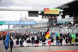 The grid before the start of the race. 11.10.2020. Formula 1 World Championship, Rd 11, Eifel Grand Prix, Nurbugring, Germany, Race Day.