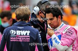 Sergio Perez (MEX) Racing Point F1 Team on the grid. 11.10.2020. Formula 1 World Championship, Rd 11, Eifel Grand Prix, Nurbugring, Germany, Race Day.