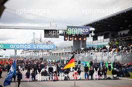 The grid before the start of the race. 11.10.2020. Formula 1 World Championship, Rd 11, Eifel Grand Prix, Nurbugring, Germany, Race Day.