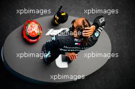 Race winner Lewis Hamilton (GBR) Mercedes AMG F1 celebrates on the podium. 11.10.2020. Formula 1 World Championship, Rd 11, Eifel Grand Prix, Nurbugring, Germany, Race Day.