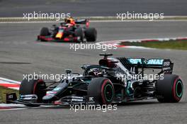 Lewis Hamilton (GBR) Mercedes AMG F1 W11. 11.10.2020. Formula 1 World Championship, Rd 11, Eifel Grand Prix, Nurbugring, Germany, Race Day.