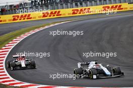 George Russell (GBR) Williams Racing FW43. 11.10.2020. Formula 1 World Championship, Rd 11, Eifel Grand Prix, Nurbugring, Germany, Race Day.