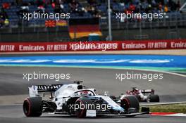George Russell (GBR) Williams Racing FW43. 11.10.2020. Formula 1 World Championship, Rd 11, Eifel Grand Prix, Nurbugring, Germany, Race Day.