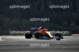 Carlos Sainz Jr (ESP) McLaren MCL35. 11.10.2020. Formula 1 World Championship, Rd 11, Eifel Grand Prix, Nurbugring, Germany, Race Day.