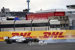 George Russell (GBR) Williams Racing FW43 off the circuit. 11.10.2020. Formula 1 World Championship, Rd 11, Eifel Grand Prix, Nurbugring, Germany, Race Day.
