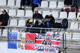 Circuit atmosphere - fans in the grandstand. 10.10.2020. Formula 1 World Championship, Rd 11, Eifel Grand Prix, Nurbugring, Germany, Qualifying Day.