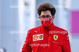 Mattia Binotto (ITA) Ferrari Team Principal. 10.10.2020. Formula 1 World Championship, Rd 11, Eifel Grand Prix, Nurbugring, Germany, Qualifying Day.