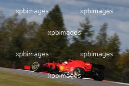 Sebastian Vettel (GER), Scuderia Ferrari  10.10.2020. Formula 1 World Championship, Rd 11, Eifel Grand Prix, Nurbugring, Germany, Qualifying Day.