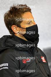 Romain Grosjean (FRA) Haas F1 Team in the FIA Press Conference. 08.10.2020. Formula 1 World Championship, Rd 11, Eifel Grand Prix, Nurbugring, Germany, Preparation Day.